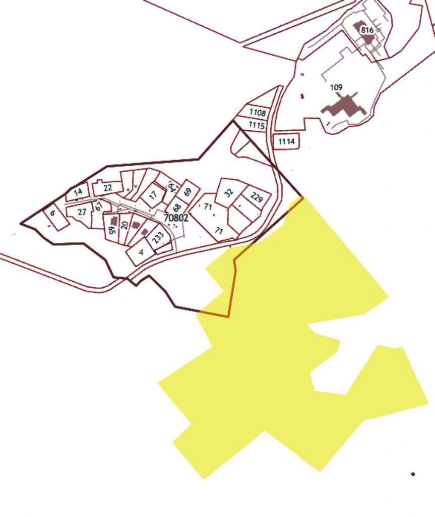 Кичкилейский сосняк с дубом на карте Росреестра